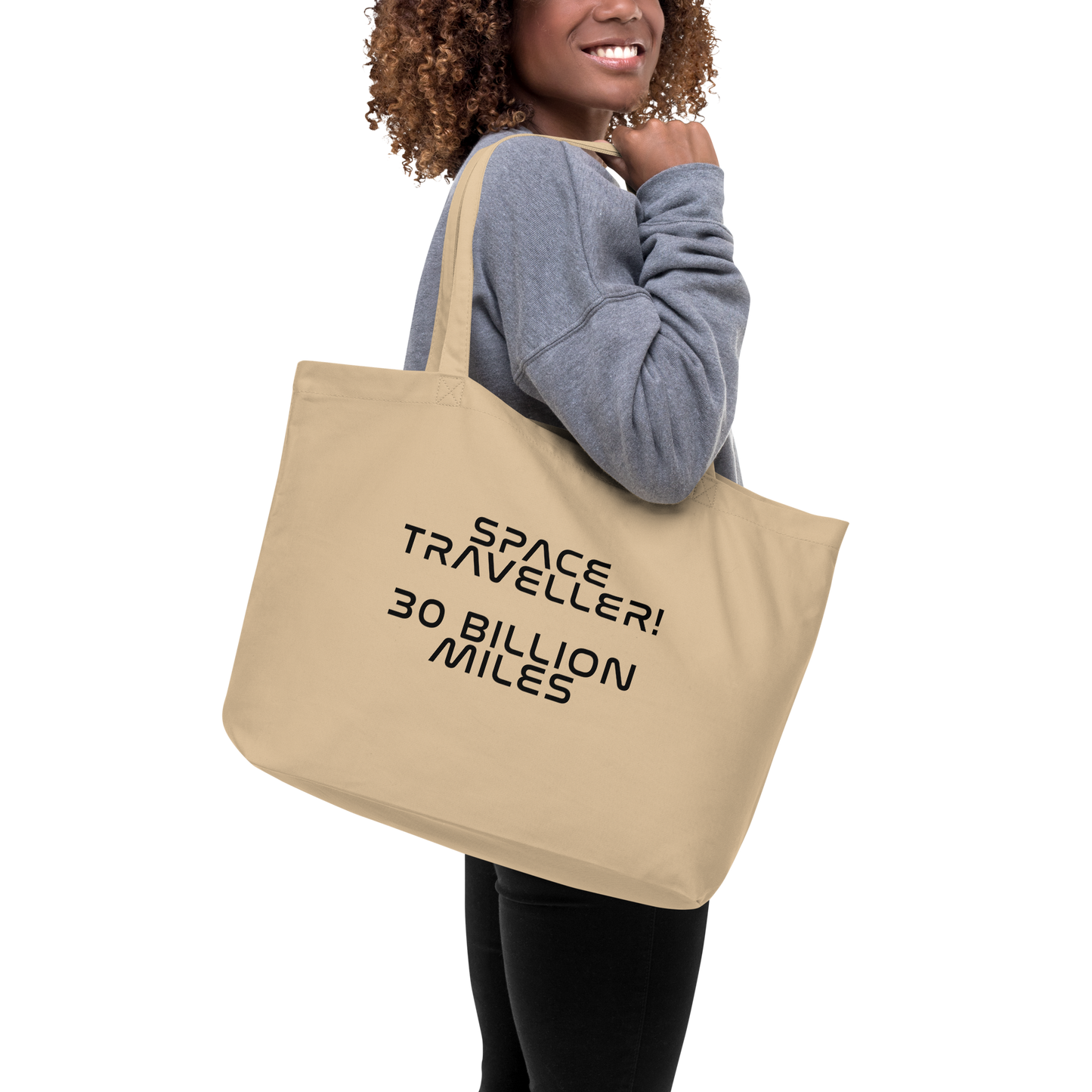 30 Billion Mile Large Organic Tote Bag